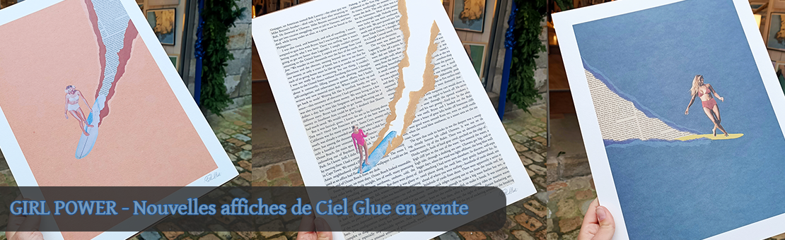 Ciel Glue, nouvelles affiches